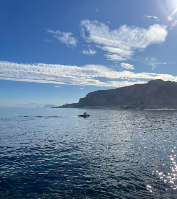 Mangiare con vista sul mare